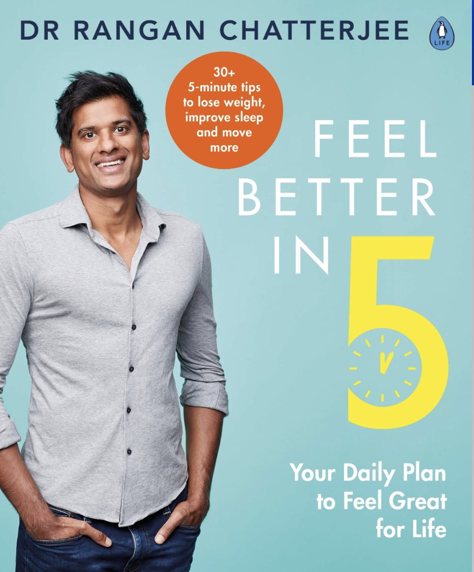 Book cover - Feel Better in 5 - Dr Chatterjee