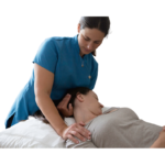 Osteopath in Christchurch clinic treating neck pain