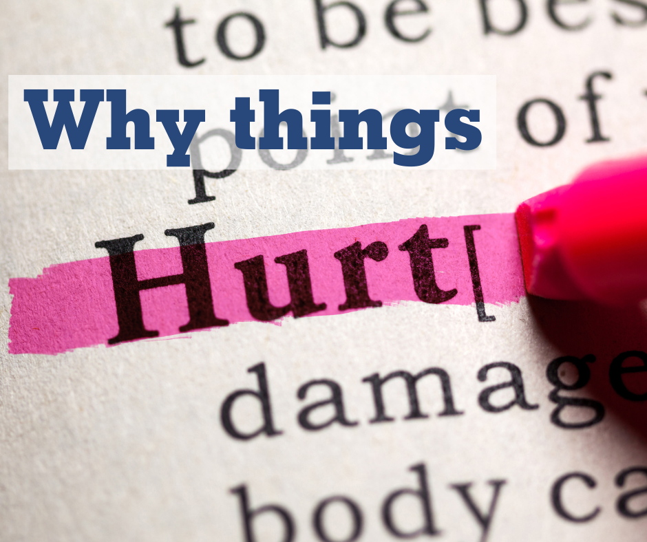 Why do things hurt - osteopathy treatment